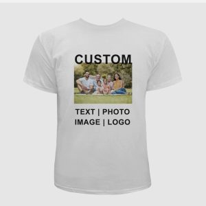 custom personalized white t shirt
