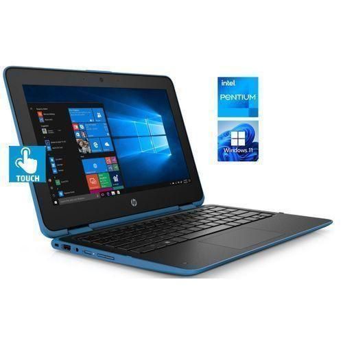 hp probook 11 x360 intel pentium 512gb ssd touchscreen 8gb ram windows 10 pro blue + laptop stand & bag hp probook 11 x360 intel pentium 512gb ssd touchscreen 8gb ram windows 10 pro blue + laptop stand & bag